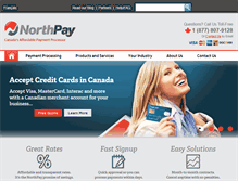 Tablet Screenshot of northpay.ca